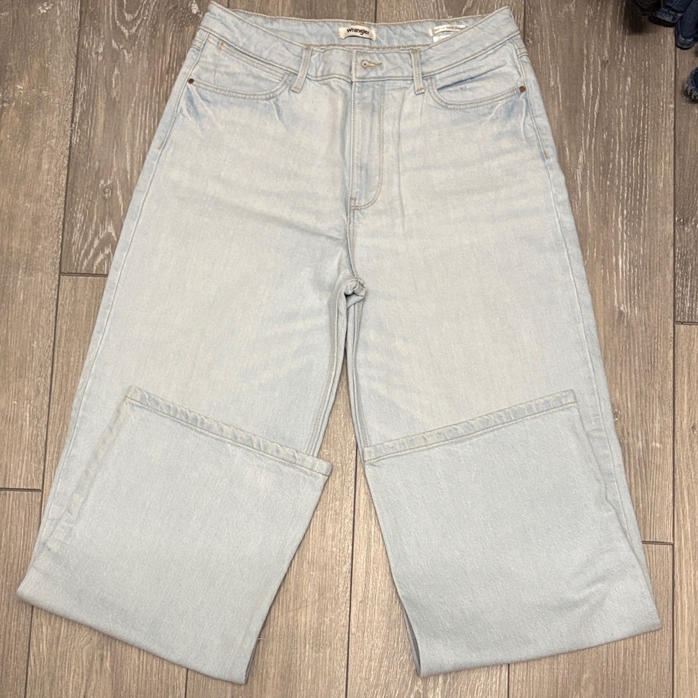 Wrangler Light Blue Wide Leg Jeans